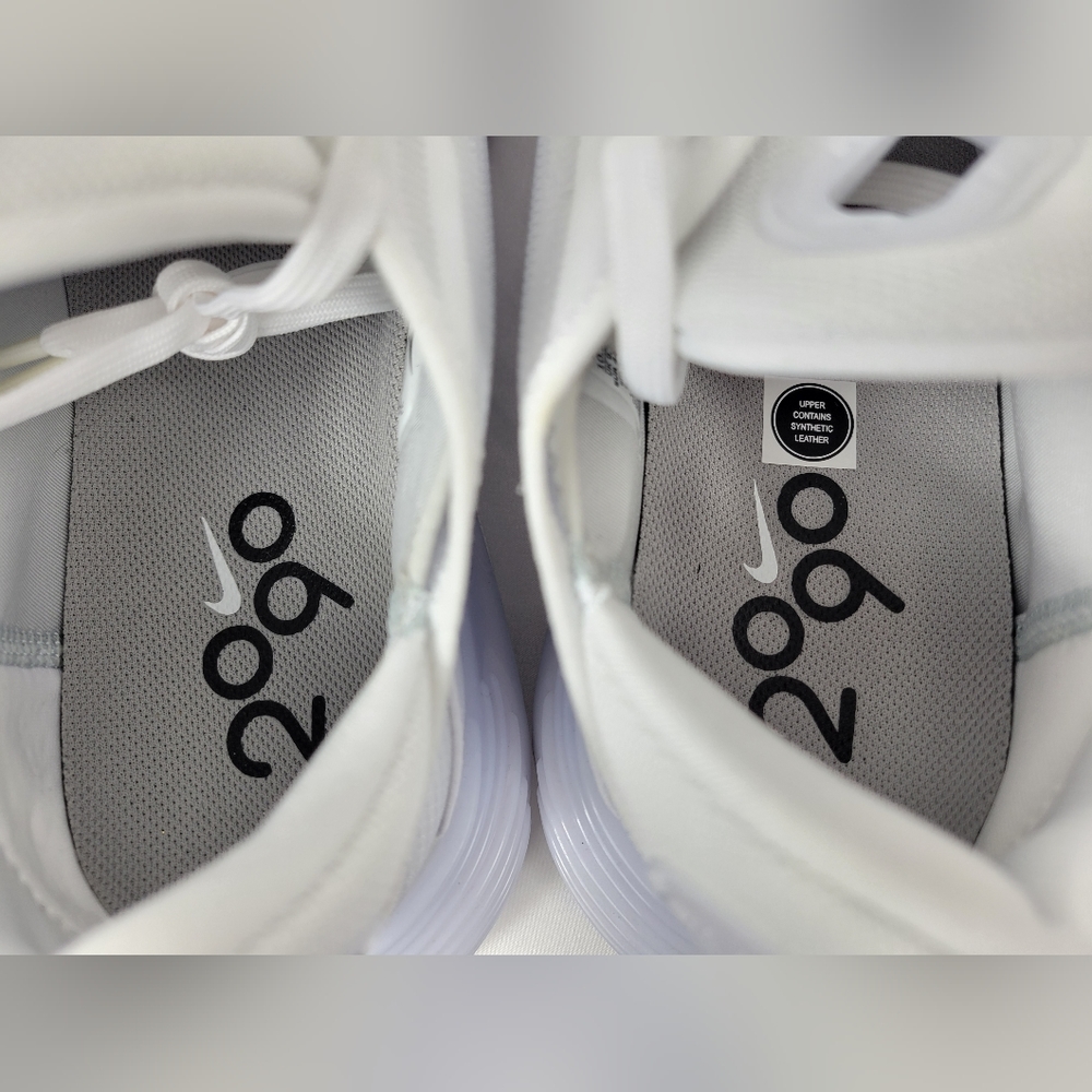 Nike Air Max 2090 Triple White Athletic Shoes Sneakers Mens Size 10.5 BV9977-100 - Picture 4 of 12